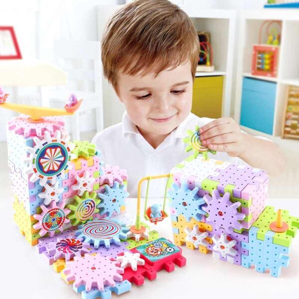 Electric Building Block Gear Toy Set for kidz