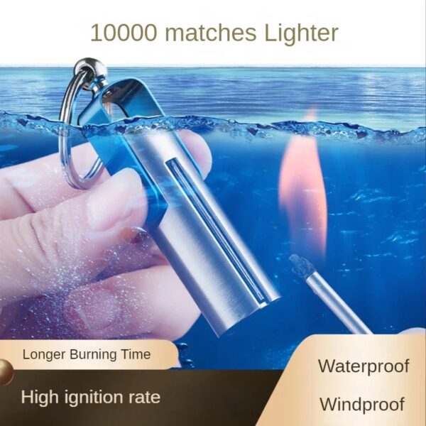 10000 Matches Keychain Portable Windproof Gifts  Spark Lighter - Image 13