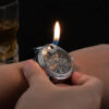 Watch Style Metal Flame Lighter Creative Men's Sports