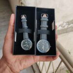 Black Color Classic Elegant Beige Couple Watch Set – Matching  Watches for Him & Her