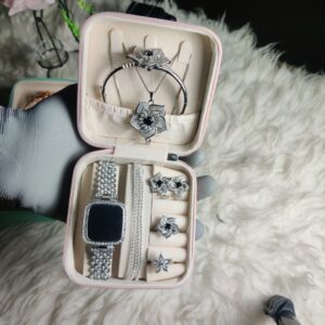 Artificial Jewelery Gift  Set golden Color With Rotating ring