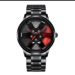 Stainless Steel Wheel Watch Rotating Rim