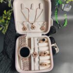 Midnight Blossom Deal New Artificial Jewellery  Eid Gift  Set  for female girls Carat quality