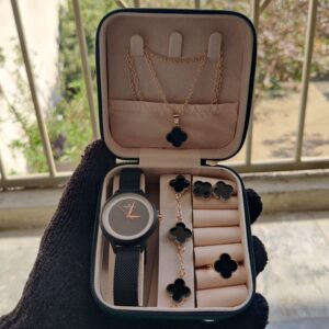 Noir Elegance Collection New Artificial Jewellery  Eid Gift  Set  for female